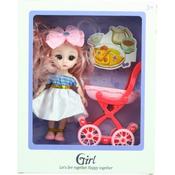 Girl With Pushchair 19*24cm image
