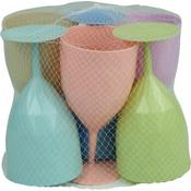 6PC Plastic Wine Glass 7*16cm image