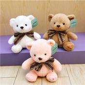 22cm Bowl Tie Teddy Bear