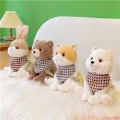 22cm Scarf Series Cat/Dog/Rabbit/Bear