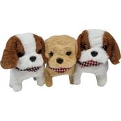 Walking Barking Dog 16X17cm