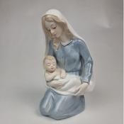 Porcelain May With Baby Jesus 18X12cm