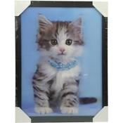 3D Picture Cat 32.5X42.5cm image