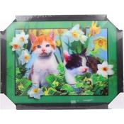 3D Picture Cat 32.5X42.5cm image