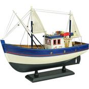 Wooden Fish Boat 45X35cm