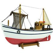 Wooden Fish Boat 46X34cm