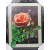 3D Picture Rose 32.5X42.5cm image