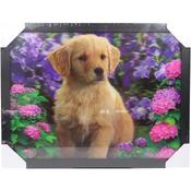 3D Picture Dog 32.5X42.5cm image