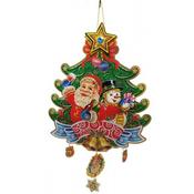 HANGING SANTA&amp;XMAS TREE 51*30cm (10) image
