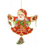 HANGING SANTA&amp;BELL 51*36cm (10) image