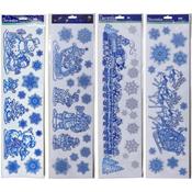 Christmas Window Sticker Assorted 18*58.5 (12)