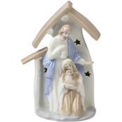 Porcelain Nativity Scene 17X9.5cm image