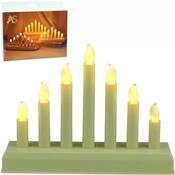 7 LED Light Candle Bridge 18X13.5cm
