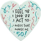 Porcelain Heart Plaque 15cm*14cm