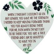 Porcelain Heart Plaque 15cm*14cm