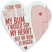 Porcelain Heart Plaque 15cm*14cm