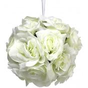 18cm Flower Ball (White Only) image