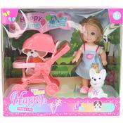 Happy Time Doll &amp; Stroller 16*18CM