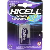 HICELL 9V Zinc Batteries – 1-Pack (12)