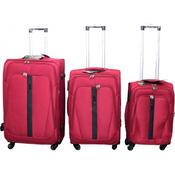 Set of 3 Suitcases 20/24/28 Inch-Red image
