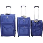 Set of 3 Suitcases 20/24/28 Inch-Blue image