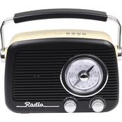 Portable Retro Bluetooth Radio with TF Card &amp; USB Playback 22X19cm