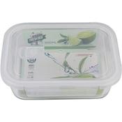 Glass Food Containers with Lids 15X20cm
