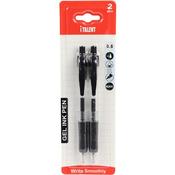 2Pcs Black Gel Ink Pen