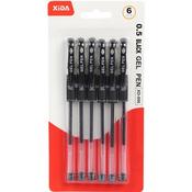 6Pcs Black Gel Pen(30)