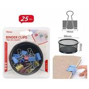 25Pcs 19mm Color Binder Clips with Storage Box(12)