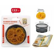 155Pcs 25mm Rubber Bands with Storage Box(12)