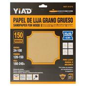 5Pcs 160 Grit Sandpaper for Wood 23×28cm(12)