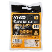 12Pcs 16mm Cable Nail Clips(12)