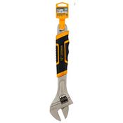 12"Adjustable Wrench with Rubber Handle(6)