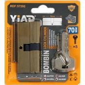 70mm Door Lock Cylinder Brass with 5 Keys(6) image