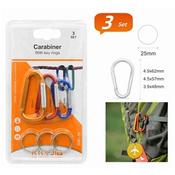 3Pcs Carabiner Keychain Set(24)