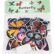 12Pcs 3D Butterfly Magnets 13*17CM (10)