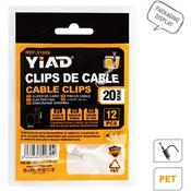 12Pcs 20mm Cable Nail Clips(12)