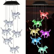 Solar Dog Wind Chime Light 80CM