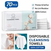 70Pcs Disposable Cotton Face Towel