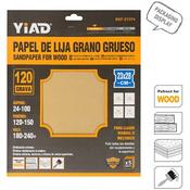 5Pcs 120 Grit Sandpaper for Wood 23x28cm (12)