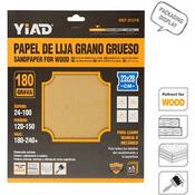 5Pcs 180 Grit Sandpaper for Wood 23x28cm(12) image