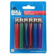 BullBrand 6Pack Disposable Lighters