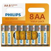 Philips Zinc Chloride 8pk AA Battery R6G8W/10 (20) image