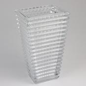 Square Textured Glass Vase 10*14*22cm image