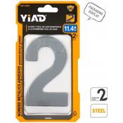 11.2cm Self-Adhesive Metal Door Number 2 (12)
