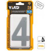 11.2cm Self-Adhesive Metal Door Number 4 (12)