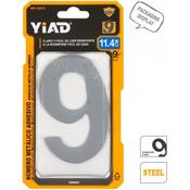11.2cm Self-Adhesive Metal Door Number 9 (12)