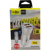 Dual Usb Car Charger With Lightning Cable 13*9*3cm(10)