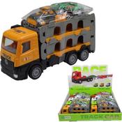 Car Carrier Truck with Race Track &amp; Cars (8)
